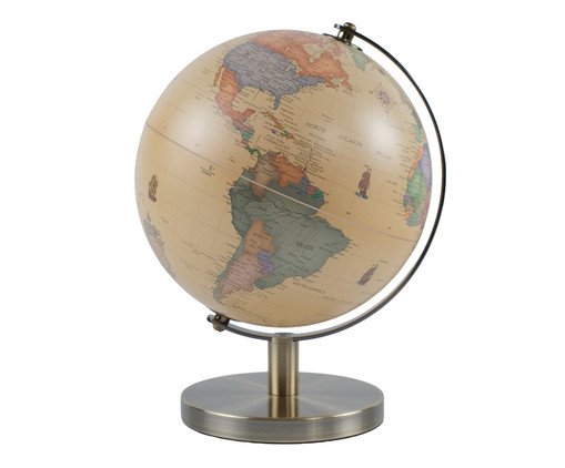 Decorativo Globo Terrestre Atlantis Médio, multicolor | WestwingNow