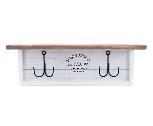 Prateleira com Gancho Seaside Fishing, Natural | WestwingNow