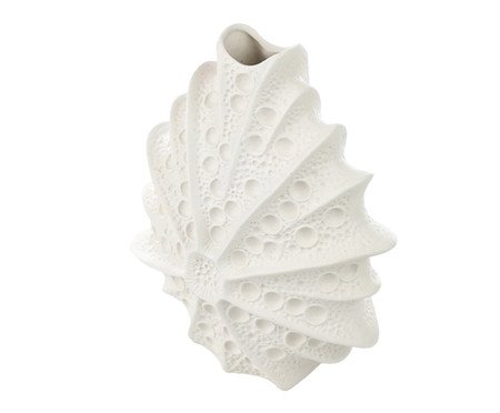 Vaso Decorativo Demer Branco Fosco | Westwing