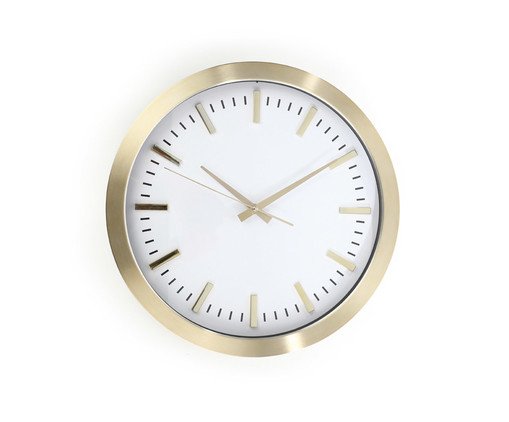 Relógio de Parede Fani Dourado, white | WestwingNow