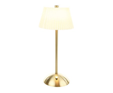 Luminária de Mesa Moho Dourado e Branco | Westwing