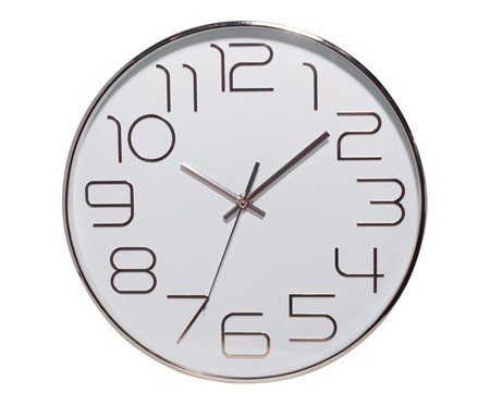 Relógio de Parede Cris Bege e Branco | Westwing