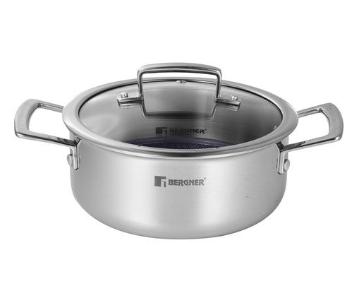 Caçarola em Aço Inox Begner - 24 cm, silver or metallic | WestwingNow