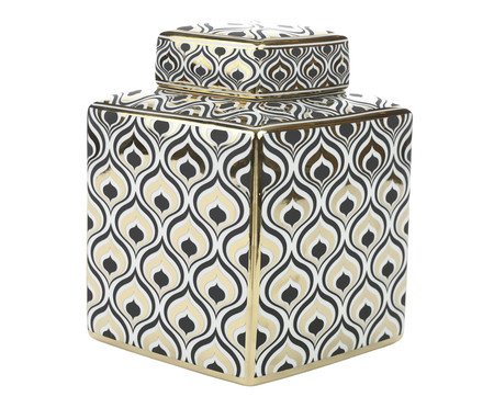 Potiche Decorativo Quadrado Delilah I | Westwing