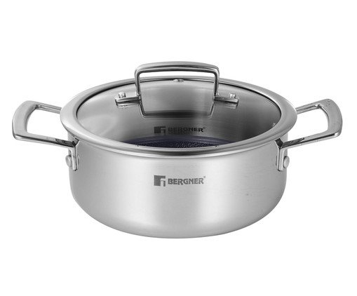 Caçarola em Aço Inox Begner - 20 cm, silver or metallic | WestwingNow