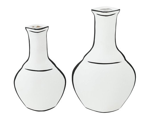 Jogo de Vaso Estampa 2D Jarro, white | WestwingNow