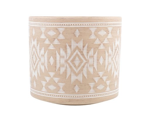 Cachepot Melani Bege Grande, beige | WestwingNow