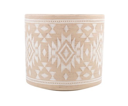Cachepot Melani Bege Grande | Westwing