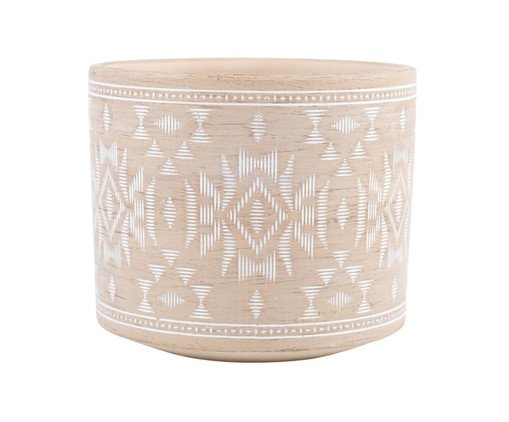 Cachepot Melani Bege Pequeno, beige | WestwingNow