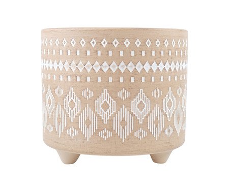 Cachepot Winny Bege Grande | Westwing