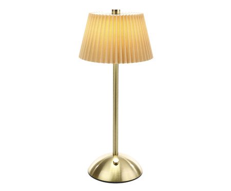 Luminária de Mesa Moho Dourado e Bege | Westwing