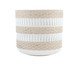 Cachepot Flin Bege e Branco Grande, beige | WestwingNow