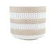 Cachepot Flin Bege e Branco Médio, beige | WestwingNow