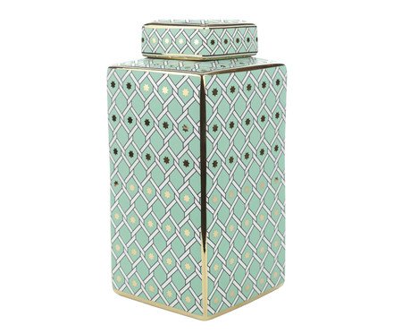 Potiche Decorativo Quadrado Carrie Ii | Westwing