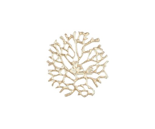 Jogo de Anéis para Guardanapo Naturis Branco e Dourado, white | WestwingNow