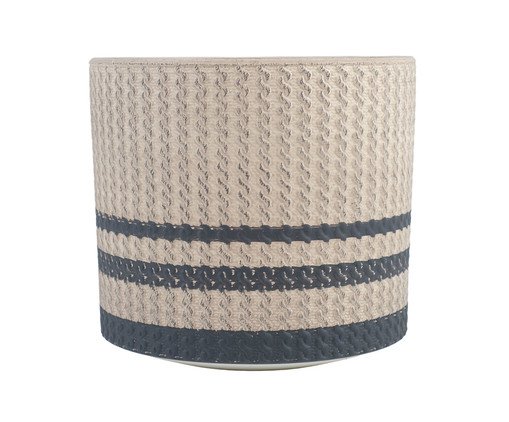 Cachepot Nancy Bege e Preto Grande, beige | WestwingNow