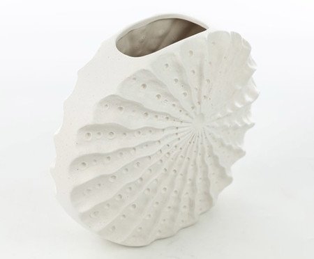 Vaso Decorativo Woof Branco Fosco | Westwing