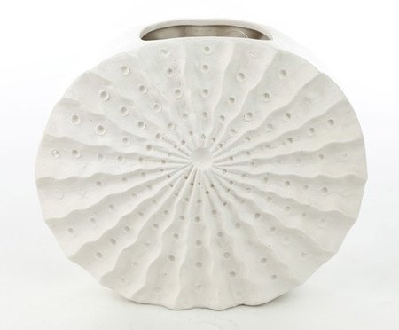 Vaso Decorativo Woof Branco Fosco | Westwing