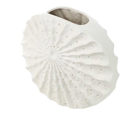 Vaso Decorativo Woof Branco Fosco | Westwing