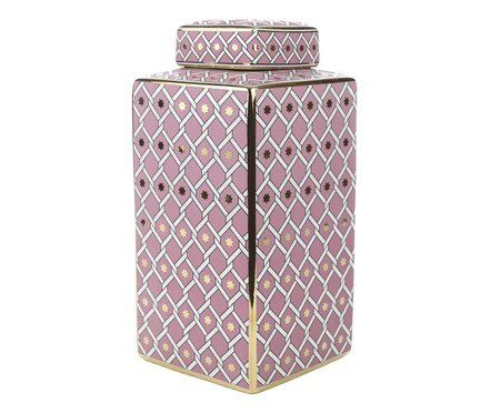 Potiche Decorativo Quadrado Holly Ii | Westwing