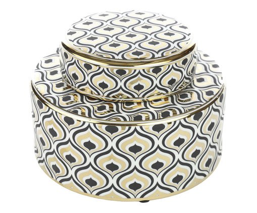 Potiche Decorativo Redondo Delilah I, grey | WestwingNow