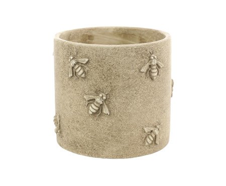 Cachepot Bees Marrom Médio | Westwing