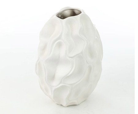 Vaso Decorativo Chase Branco Fosco | Westwing