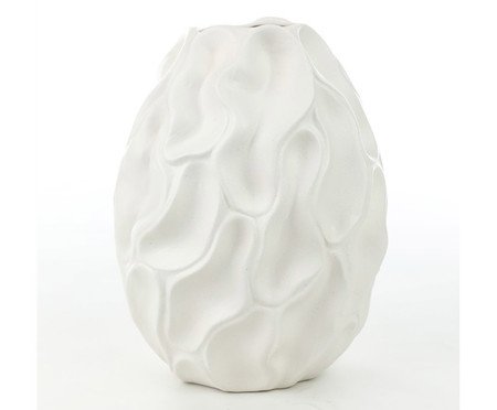 Vaso Decorativo Chase Branco Fosco | Westwing