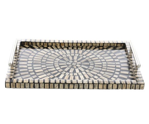 Bandeja Decorativa Madri Pequena, Natural | WestwingNow