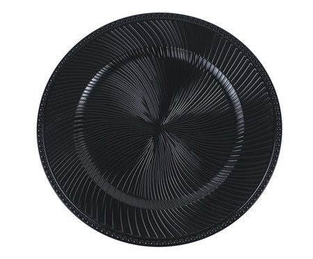 Sousplat Vortex Preto | Westwing