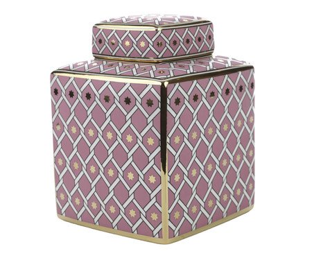 Potiche Decorativo Quadrado Holly I | Westwing