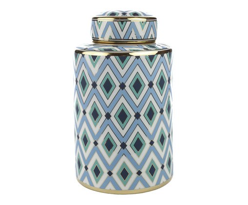 Potiche Decorativo Redondo Marry Ii, blue | WestwingNow