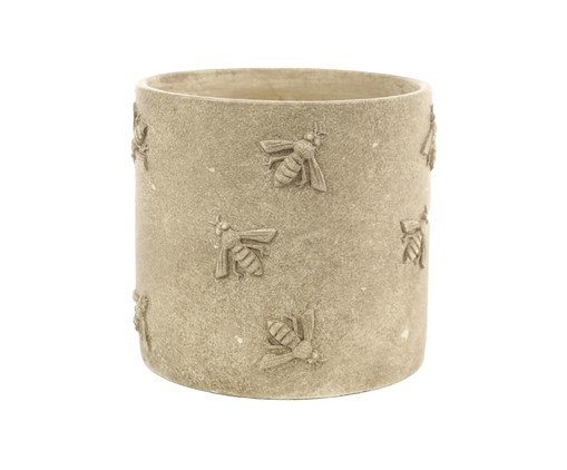 Cachepot Bees Marrom Grande, brown | WestwingNow