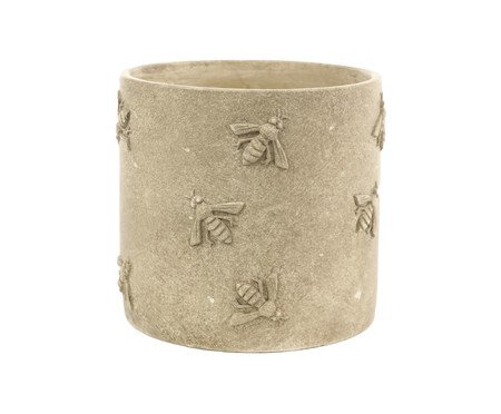 Cachepot Bees Marrom Grande | Westwing