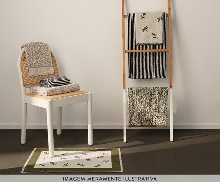 Jogo de Toalhas Primavera Verde Oliva - 5 Pçs | Westwing