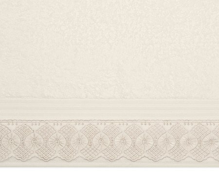 Toalha de Rosto Cristal Roma Marfim | Westwing