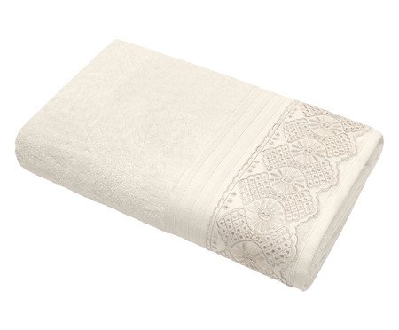 Toalha Banhão Cristal Roma Marfim | Westwing
