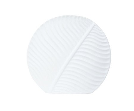 Vaso Folha Branco Pequeno | Westwing