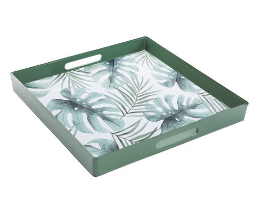 Bandeja Cute Leaf Verde, multicolor | WestwingNow