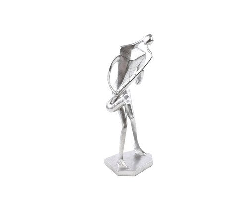 Adorno Músic Sax Prata, multicolor | WestwingNow