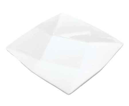 Prato Dimond Branco - 23 cm | Westwing