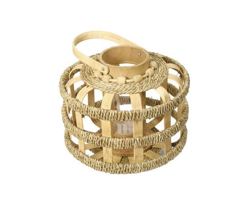 Lanterna Decorativa Bamboo Natural, multicolor | WestwingNow