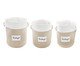 Jogo de Cestos Redondo Storage Bege, multicolor | WestwingNow