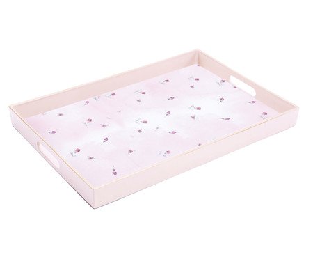 Bandeja Cutie Flowers Rosa | Westwing