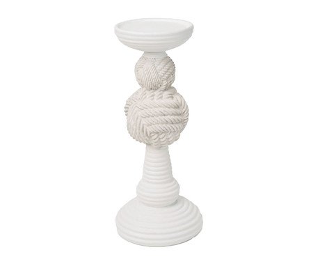 Castiçal Balle Off-White Médio | Westwing