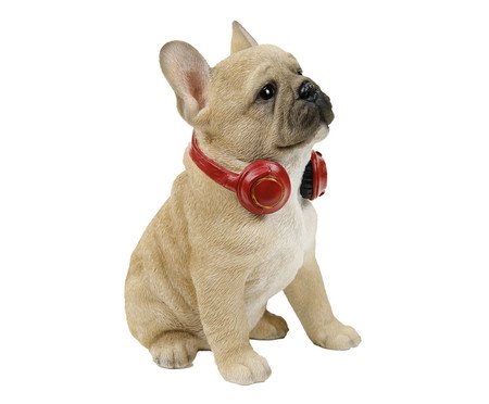 Adorno Decorativo Bulldog Headphone | Westwing