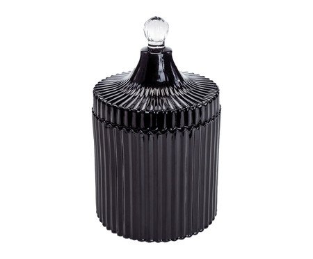 Potiche com Vela Modern Preto | Westwing