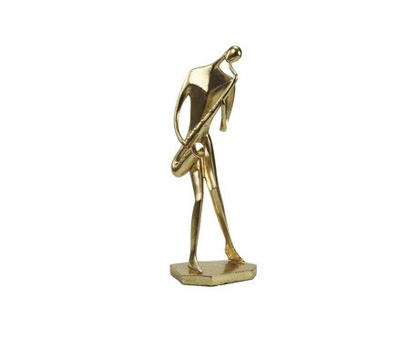 Adorno Decorativo Sax Men Dourado | Westwing