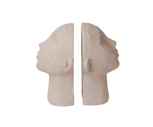 Aparador para Livros Faces Off-White, multicolor | WestwingNow