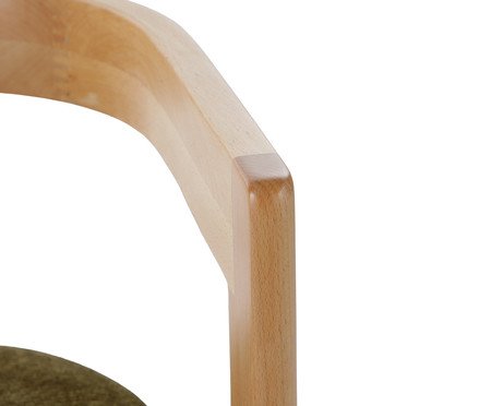 Cadeira Oka  Natural e Verde Oliva | Westwing